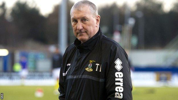 Inverness manager Terry Butcher