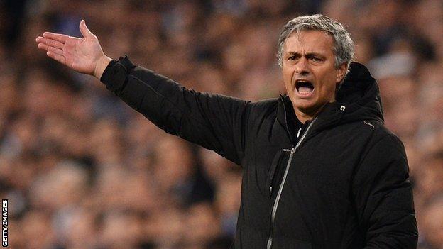 Real Madrid's Jose Mourinho