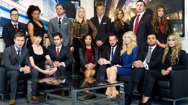 The Apprentice contestants in 2013