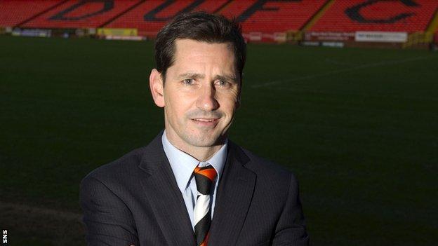 Dundee Utd manager Jackie McNamara