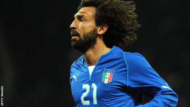 Italy's Andrea Pirlo