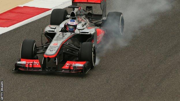 Jenson Button in his McLaren