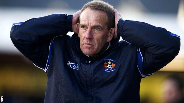 Kilmarnock manager Kenny Shiels