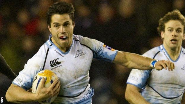 Sean Maitland ran in an impressive try for Glasgow