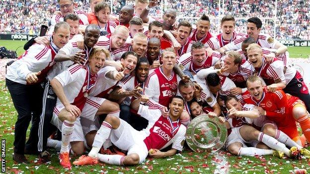 Ajax celebrate