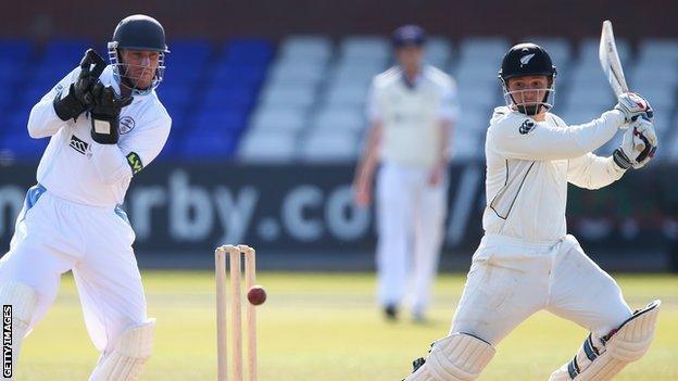 BJ Watling hits out against Derbyshire