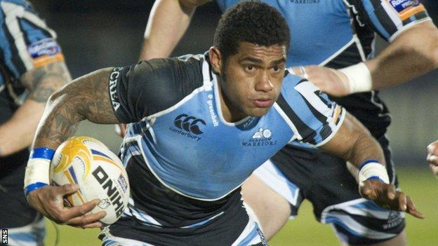 Glasgow Warriors scrum-half Niko Matawalu