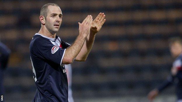 Dundee midfielder Gary Harkins