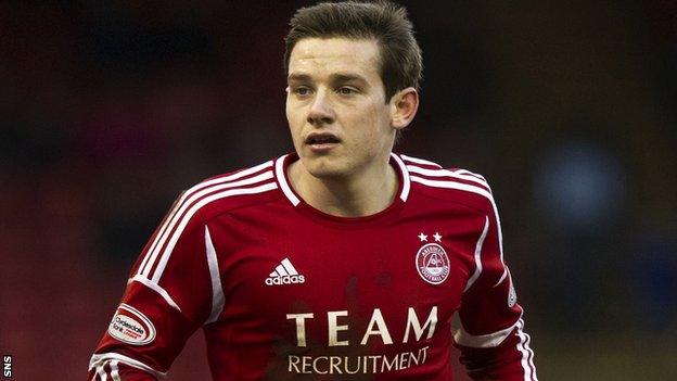 Aberdeen winger Peter Pawlett