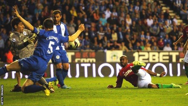 Dwight Tiendalli scores Swansea's winner