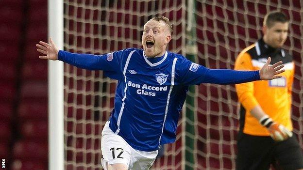 Andy Rodgers celebrates his winner