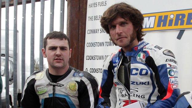 Michael Dunlop and Guy Martin