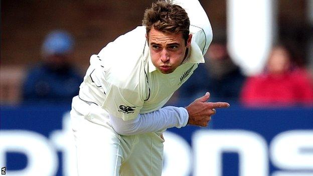 New Zealand fast bowler Tim Southee