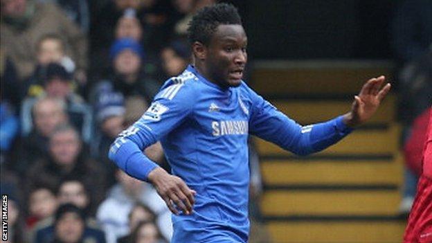 Chelsea's John Mikel Obi