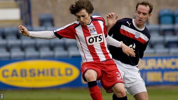 Chris Johnston impressed for Kilmarnock at Dens Park