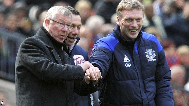 Sir Alex Ferguson and David Moyes