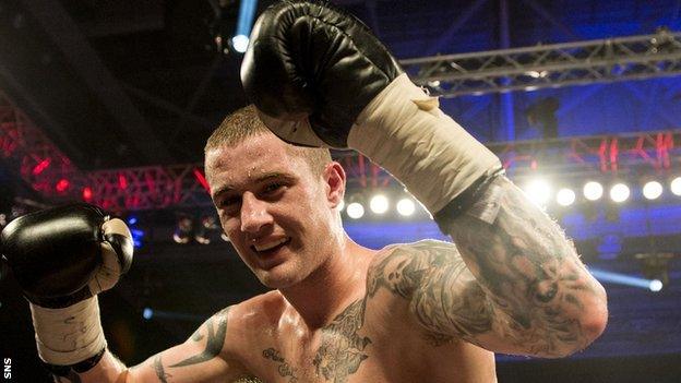 WBO lightweight champion Ricky Burns