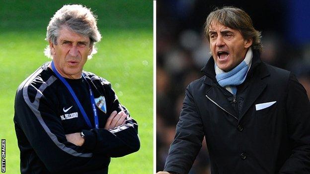 Manuel Pellegrini, Roberto Mancini