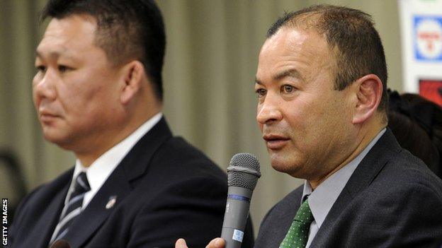 Japan rugby coach Eddie Jones