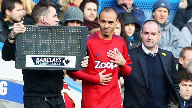 Peter Odemwingie (centre)