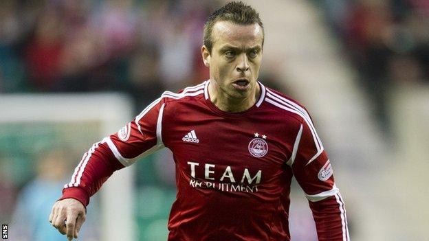 Aberdeen midfielder Gavin Rae