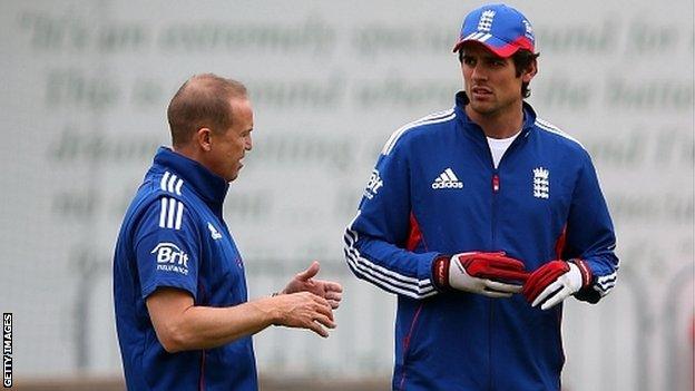 Andy Flower & Alastair Cook