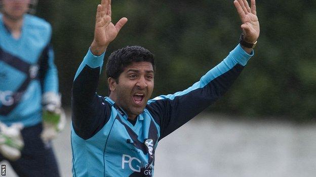 Majid Haq has taken 41 ODI wickets for Scotland