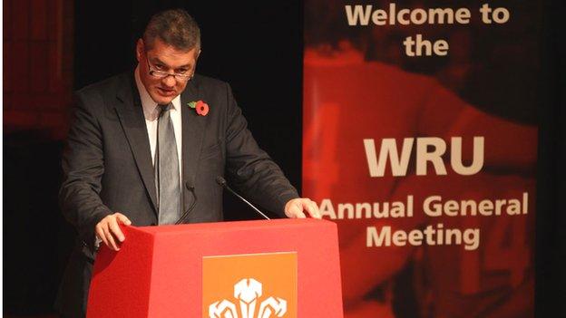 Welsh Rugby Union chairman David Pickering