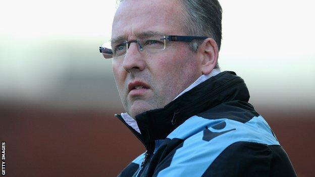 Aston Villa manager Paul Lambert