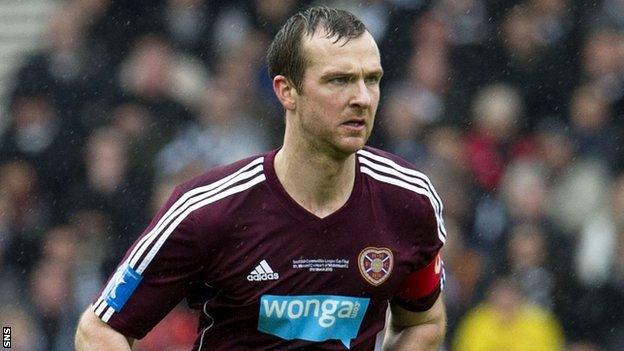 Hearts defender Andy Webster