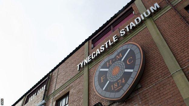 Hearts' Tynecastle Stadium