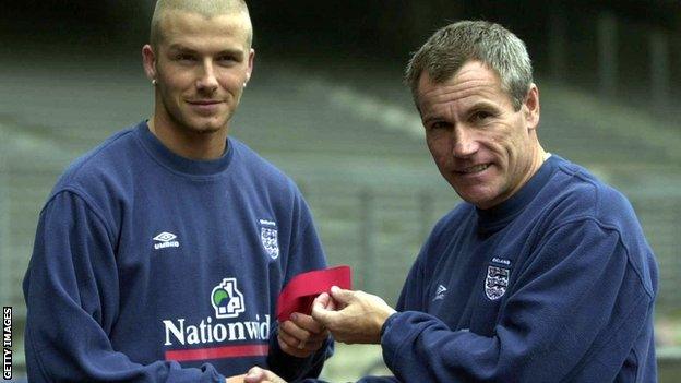 David Beckham England captain