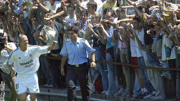 David Beckham joins Real Madrid