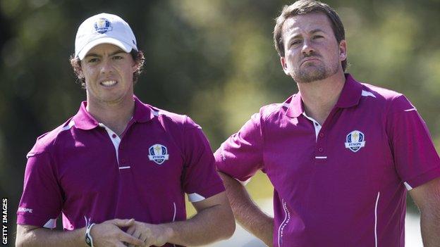 Rory McIlroy and Graeme McDowell