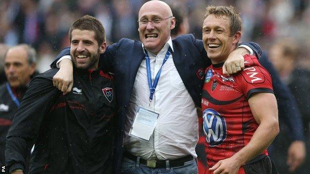 Toulon celebrate