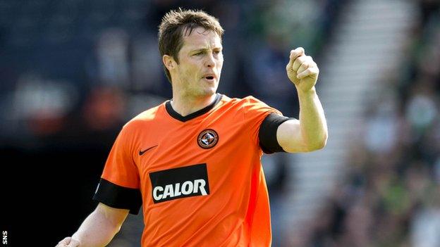 Dundee United striker Jon Daly