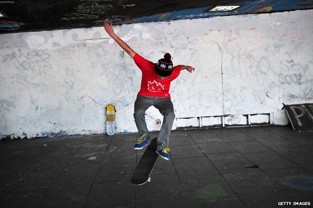 southbank skateboarder