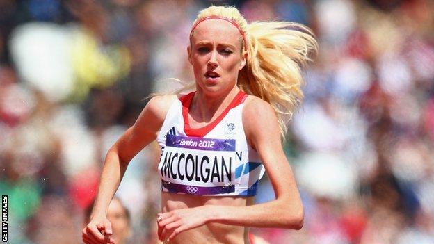 Scottish athlete Eilish McColgan