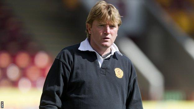 Motherwell manager Stuart McCall