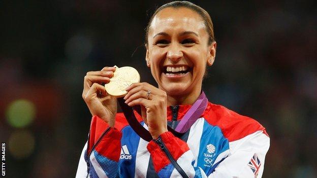 Olympic gold-medallist Jessica Ennis