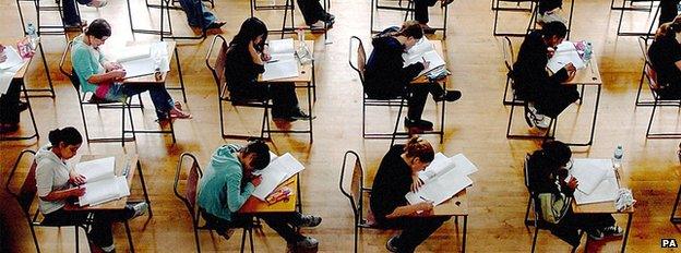 Exam in progress (file pic)