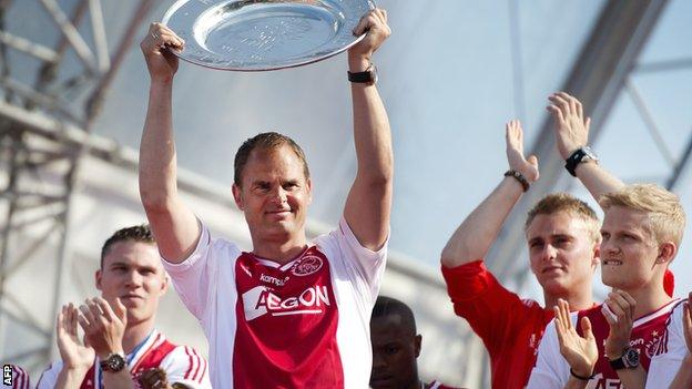 Ajax head coach Frank de Boer