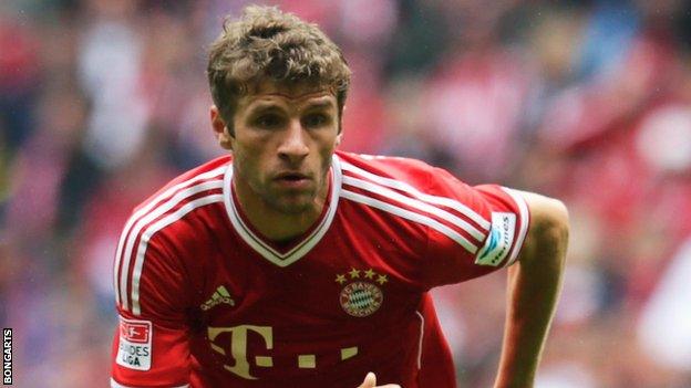 Thomas Muller of Bayern Munich