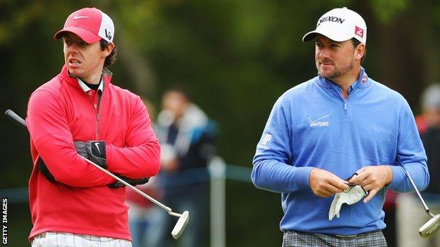 Rory McIlroy and Graeme McDowell