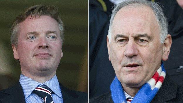 Craig Whyte (left) and Charles Green