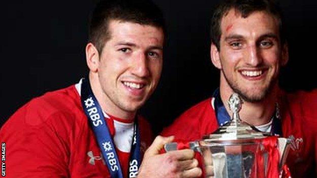 Justin Tipuric and Sam Warburton