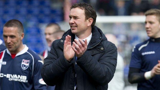 Ross County manager Derek Adams