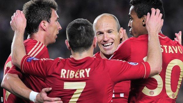 Bayern celebrate