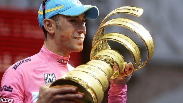 2013 Giro d'Italia winner Vincenzo Nibali