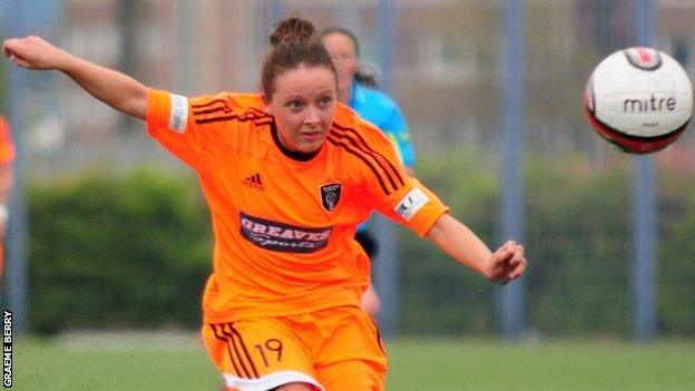 Glasgow City player Sarah Crilly